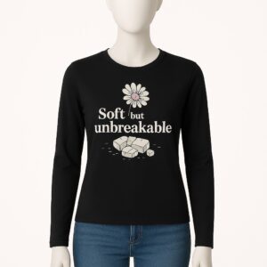 Classic Black Long-Sleeve T-Shirt – Soft, Stylish & Unbreakable