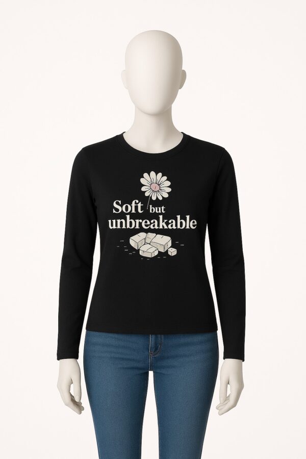 Classic Black Long-Sleeve T-Shirt – Soft, Stylish & Unbreakable